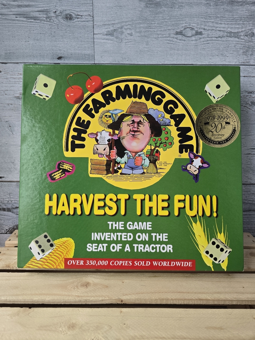 The Farming Game Weekend Farmer Company Farm Board Game Complete